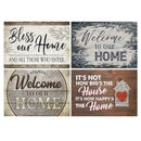 4 Pack Bless Our Home DIY 5D Diamond Painting Full Drill Cross Stitch Decor
