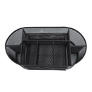 Multifunctional 9 Components Table Metal Desktop Storage Box (Black) J8N7