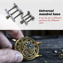 2 in 1 Watchmaker Universal Fixed Watch Mandrel Holder Watch Repair Base