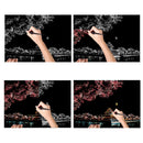 8Pcs A4 Magic Scratch Drawing Paper Art with Painting Tool Set for Kids & Adults