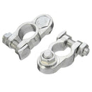 2 Heavy Duty Battery Terminal Quick Connector Cable Clamp Clip Set For Auto