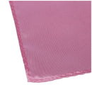 Men's Pocket Hanky Plain Color Wedding Party Square Hankerchief (Pink)