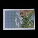 Stamped Cross Stitch Kits Printed Cloth 11CT for Home Decor 40x20cm Spring