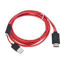 Hight Quality Red Micro USB 2.0 To HDMI HD