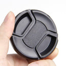 52mm Center Pinch Snap Front Lens Cap Cover For Canon For Nikon For