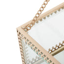 Vanity Clear Makeup Organizer Boxes Flower Holder Planter for Jewelry