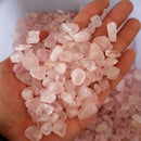 100g Natural Pink Rose Reik Quartz Mini Crystal Rocks Stones Healing Chakra ME