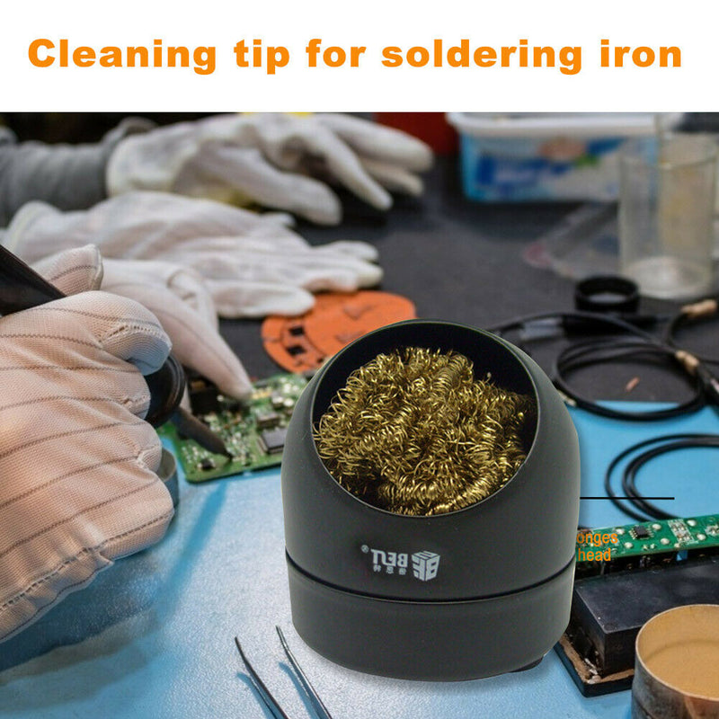 Welding Desoldering Solder Iron Tip Cleaning Ball Cleaner Steel Wire Ball