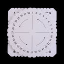 handmade knitting disc round square bracelet braided knot rope tray eva tool  BX