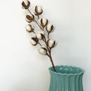 3 Pack 21 inch Cotton Stems Farmhouse Decoration Floral Picks - Rustic Styl S1C3