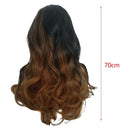 Honey Golden Wig In The Big Wave Long Gradient Wig Synthetic Wig Heat-Resis