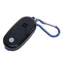 Portable Super Mini COB Light LED Flashlight Key Ring Torch 3-Modes Keychain