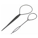 Economic 4X Set Hair Styling Clip Bun Maker+Topsy Tail Braid Ponytail ToolBIES