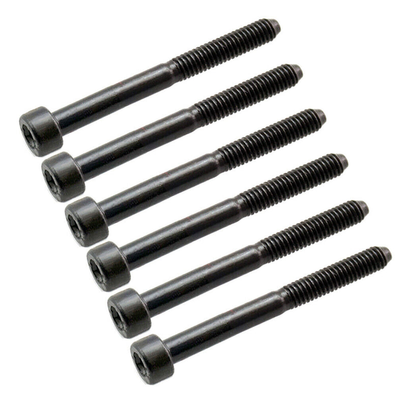 Set of 6 Stainless Steel String Lock Screws for Tremolo Systems
