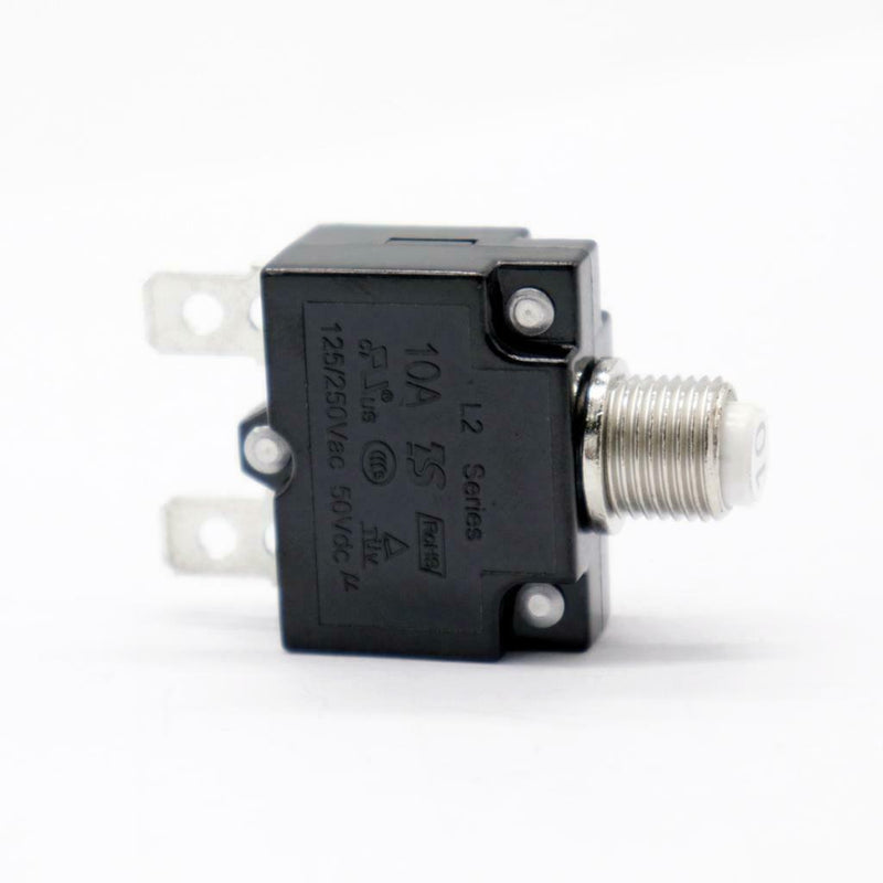 10Amp Push Button Circuit Breaker Resettable Overload Protector Switch