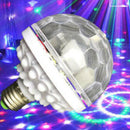 E27 RGB Crystal Ball Rotating Light Bulb Party LED Bulbs Disco Party DJ Lamp