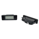 Pair License Plate Light Lamp 18 LED for PEUGEOT CITROEN C2 C3 C4 C5 3008 508 5D