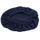 2x Anti-slip 12-15" Round Bar Stool Cover Salon Club Chair Seat Cover Dark Blue