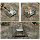 Portable Alcohol Stove Heater Stainless Steel Camping Spirit Burner Cooker