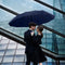 12 Ribs Windproof Travel Umbrella With Teflon Canopy, Lengthened Handle Wit T3G6