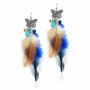 Fashion Bohemian Earrings Women Long Tassels Fringe Boho Dangle Earrings Je V8S2