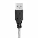 Guitar to USB Sound Player Sound Card Effector Link Audio Cable (White)