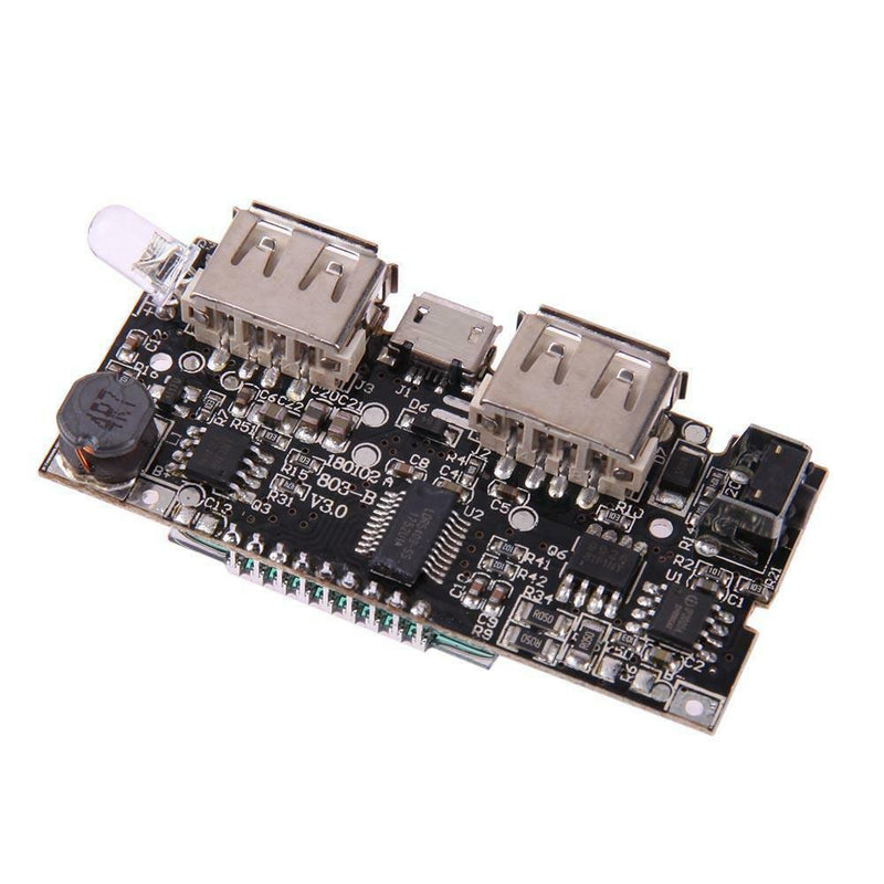 Dual USB 5V 1A 2.1A Power Bank 18650 Battery Charger PCB Module Board