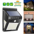 Solar Light Motion Sensor Waterproof Yard Path Outdoor Garden Lamp (30LED)