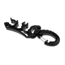 3Pcs Durable Scuba Diving Triple 3 Hose Regulator Octopus Holder & Clip Hook