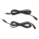 2 Pack DC Power 4.0mmx1.7mm Jack Female to Male Plug Connector Adapter Cable