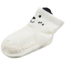 Baby Girls Cotton Cartoon Pattern Anti-Slip Socks White Sï¼ˆ0 - 2 yearsï¼‰