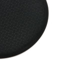 2Pcs Black Auto Car Water Cup Slot Carbon Fiber Look Non-Slip Mat Accessories