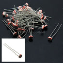 50PCS GL5537 LDR Photo Photoresistor Light Sensitive Resistor Optoresistor 5mm