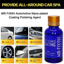 9H Nano Ceramic Car Glass Coating Liquid Hydrophobic Anti-Scratch Care Set V6B6