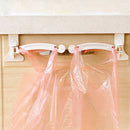 2pcs Kitchen Cabinet bags hooks Trash Garbage Bag Hanger Cupboard Door Rack %x