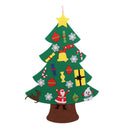 Power Felt Christmas Tree with Lovely Ornaments Door Wall Hanging Decoratio