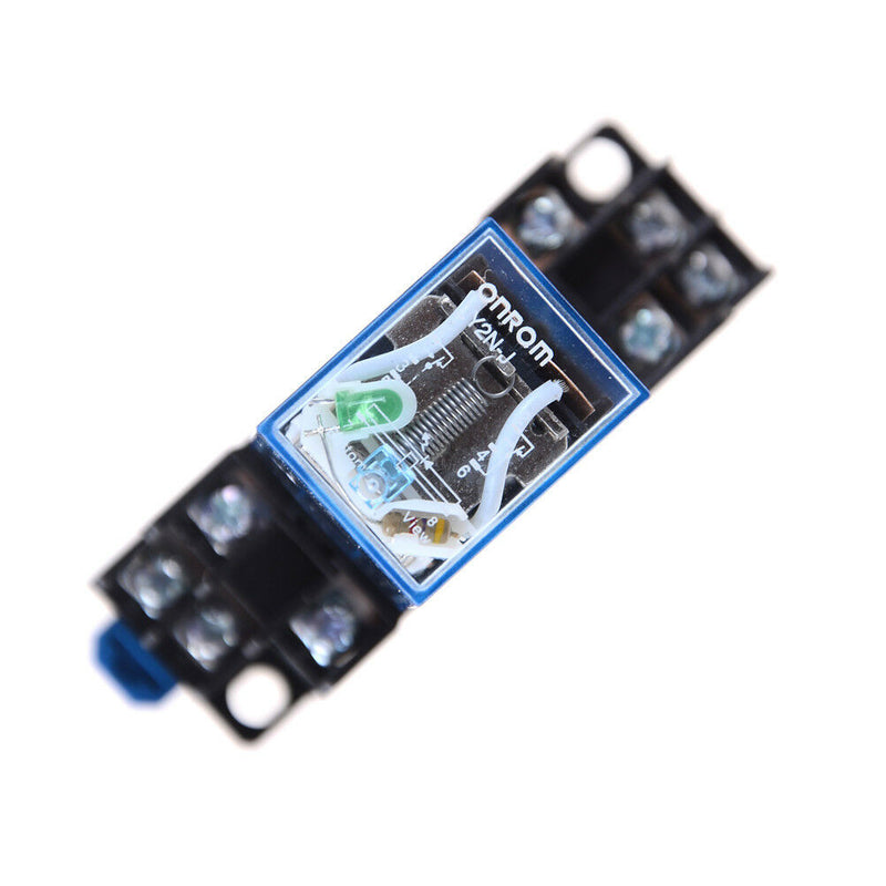 12V DC Coil Power Relay LY2NJ DPDT 8 Pin HH62P JQX-13F With Socket Base  Gw