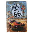 Rustic Metal Tin Sign Poster Plaque Bar Pub Club Wall Home Decor-US ROUTE 66