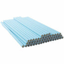 2 packs Paper Straws Birthday Wedding Baby Shower Party Stripes, Lake blue