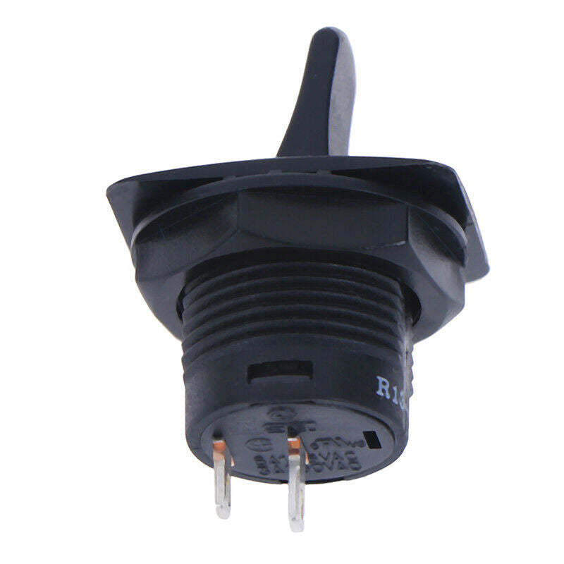 R13-402A Black 2Pin ON-ON Maintained 2Position SPDT Round Toggle Switch J hN