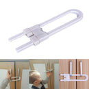 Baby Pet Safety Safe Lock U Shape Fridge Toilet Drawer Cabinet Cupboard Door