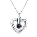 Projection 100 Languages I Love You Cremation Heart Urn Ashes Memorial Neckl Gw