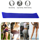 Sports Resistance Rubber Band Yoga Gym Fitness Training Pull Rope (Blue) A