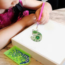4pcs DIY Full Drill Special Shaped Diamond Painting Cat Keychain Pendant