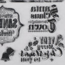 Christmas Santa Transparent Silicone Clear Stamp Scrapbook Emboss Album Decor FT