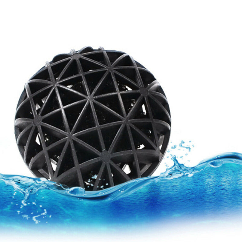 10Pcs 26mm Bio Balls Bag Filter Media Wet/Dry Koi Fish Pond Reef Aquarium FT