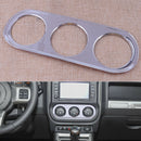 Chrome Air  Switch Button Cover Trim Frame fit for Jeep Compass 2011-16