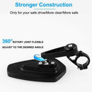 For Motorcycle Aluminum 7/8 Inch 22Mm Bar End Side Rear View Mirror Univers X5W3