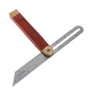 8" 200mm Woodworkers Sliding T Bevel Blued Steel Blade Rulers with Wooden Handle