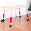 4Pcs Christmas Chair Leg Foot Cover Table Decoration Christmas Party Dinner